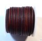 Preview: Rindslederband Vintage Burgundy Red, ca. 2 mm