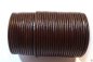 Preview: Rindslederband braun, ca. 1,5 mm, 1 Meter