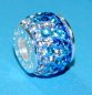 Preview: Carlo Biagi Bead, Swarovski Kristalle, ice blau