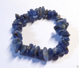 Einreihiges Splitterarmband Disthen