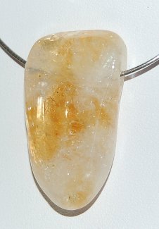 Freiformanhänger Citrin