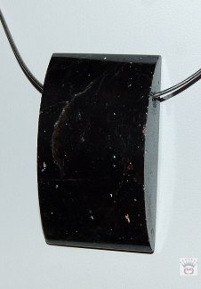 Edelsteinanhänger Granat, Rechteck