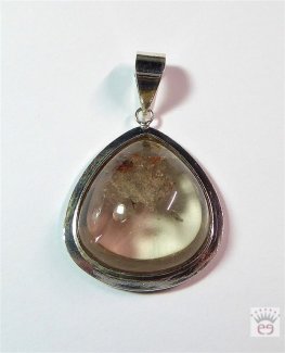 Lodolithanhänger in Silber