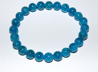Kugelarmband Apatit, 8mm