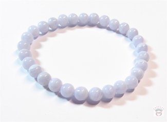 Armschmuck Kugelarmband Chalcedon, ca. 6 mm