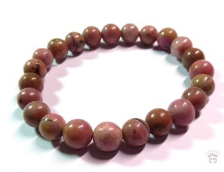 Armschmuck Kugelarmband Rhodonit