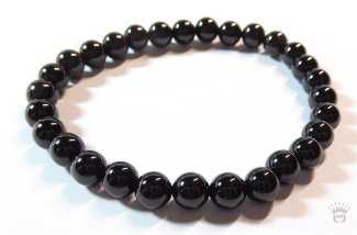 Armband Schörl, Turmalin, 6mm