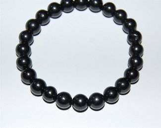 Kugelarmband Schungit, 8mm