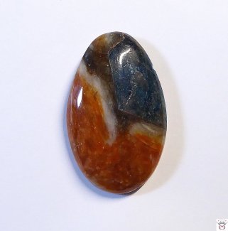 Apatit mit Orangencalcit-Anhänger