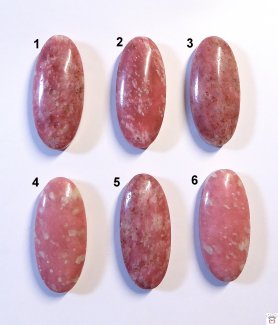 Edelsteinanhänger Thulit, ovale Form