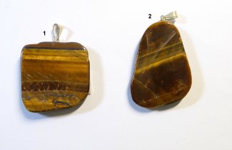 Amethyst-Anhänger, Freiform, Metallöse