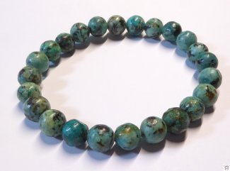 Kugelarmband Afrikanischer Türkis, 8mm