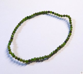 Armschmuck Kugelarmband Diopsid, ca. 3 mm