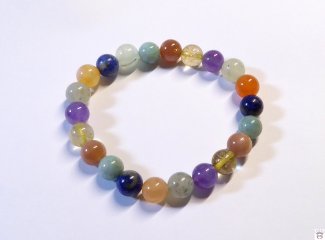 Armschmuck Kugelarmband Multicolor, ca. 8 mm