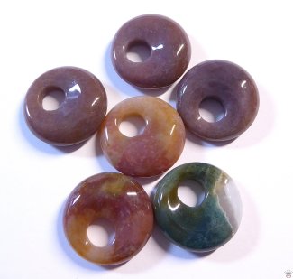 Edelsteindonut Achat indisch, ca. 18 mm