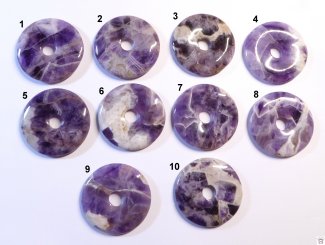 Donut Amethystquarz, 40 mm