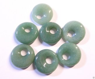 Edelsteindonut Aventurin, ca. 18 mm