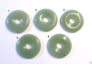 Donut rund, Aventurin grün, ca.40 mm