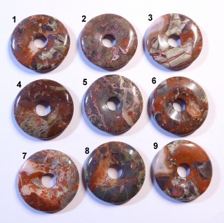 Donut rund, Flower-Rhyolith, ca. 30 mm