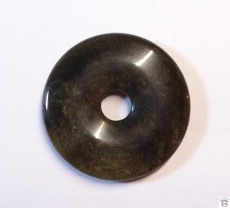 Donut Goldobsidian, ca. 40 mm