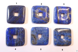 Donut Lapislazuli quadratisch