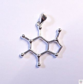 Silberanhänger Koffein