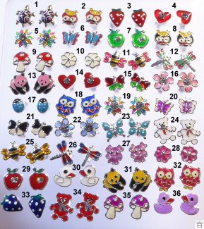 Silberohrstecker diverse Motive, Kinderschmuck