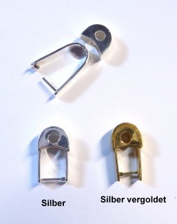 Wechselbogen aus Silber, glänzend