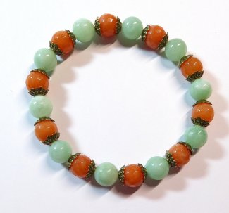 Edelsteinarmband Jade (beh.),