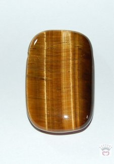 Edelstein Anhänger Tigeraugerechteckig