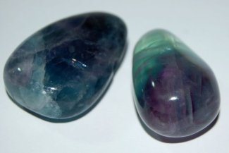 Edelsteinanhänger Fluorit Tropfenform