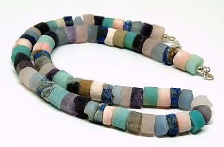 Preview: Edelsteinkette Multicolor Räderform