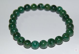 Armschmuck Kugelarmband Prasem, ca. 8 mm
