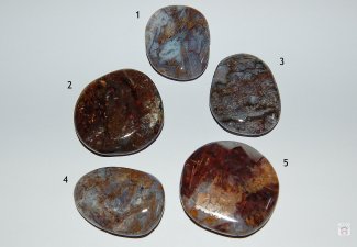 Pietersit - als Scheibenstein