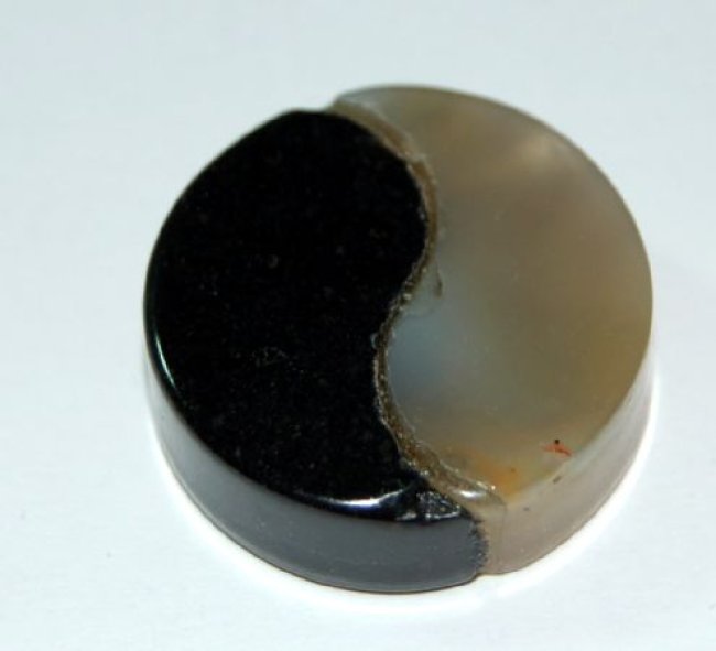 Edelsteinanhänger Yin Yang Onyx-Karneol
