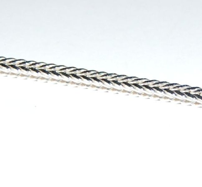 Silberkette Fuchsschwanzcollier