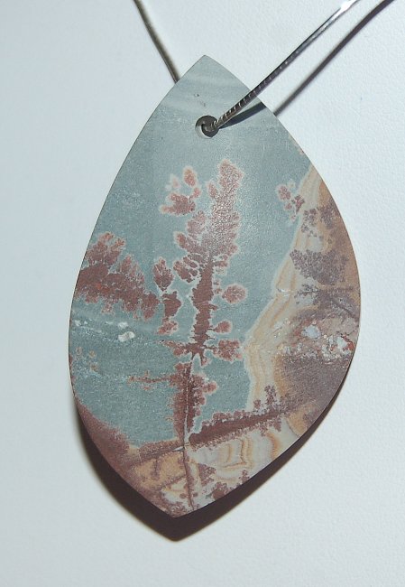 Freiformanhänger Dendriten-Rhyolith
