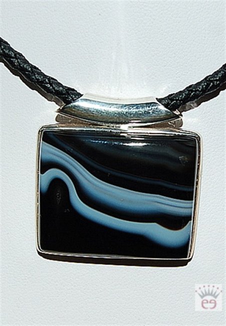 Sardonyx-Anhänger Rechteck