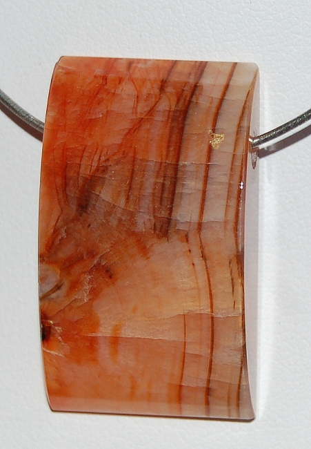 Edelsteinanhänger Karneol, Rechteck