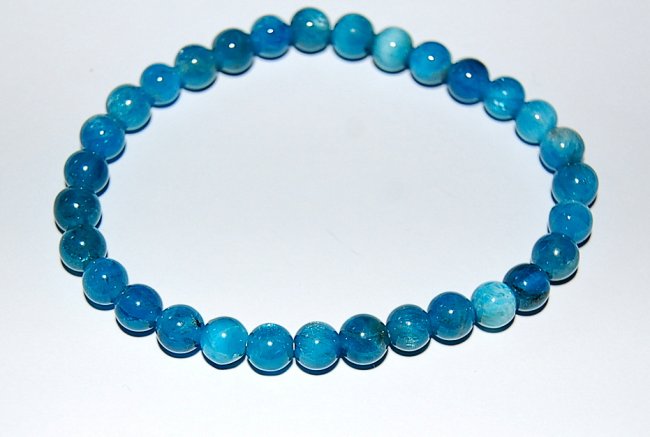 Armschmuck Kugelarmband Apatit, ca. 6 mm