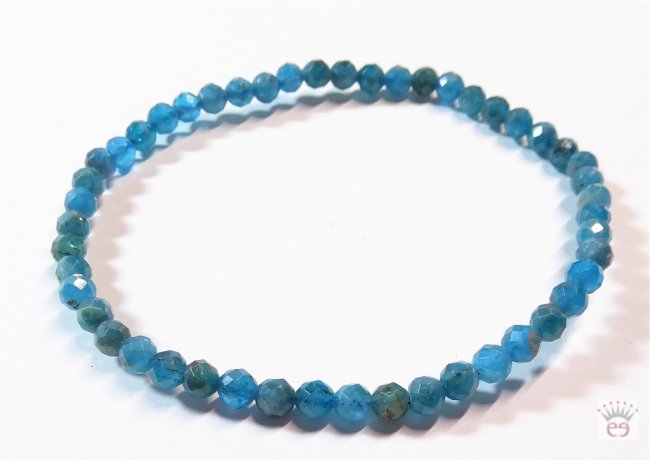 Armband Apatit, facettiert, 4mm