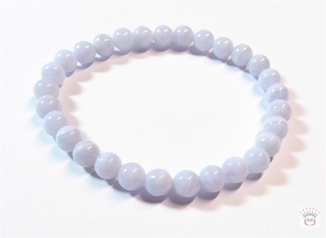 Armschmuck Kugelarmband Chalcedon, ca. 6 mm