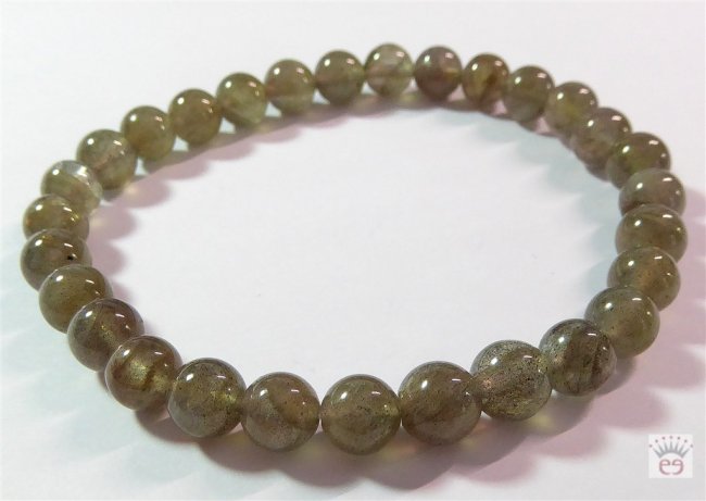 Armschmuck Kugelarmband Labradorit, ca. 6 mm