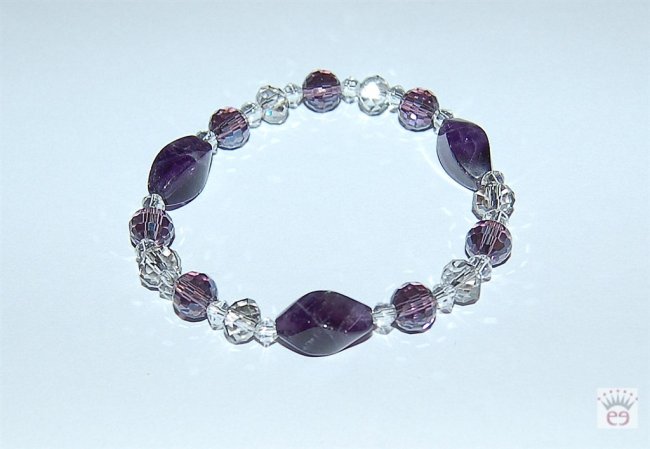 Armband Quarzkristall Amethyst