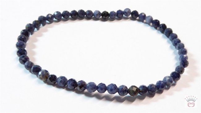 Armband Saphir, facettiert, 4mm