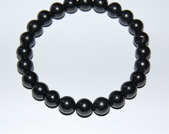 Kugelarmband Schungit, 8mm