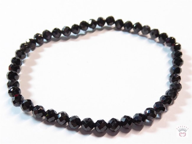 Armband Spinell, facettiert, 4mm