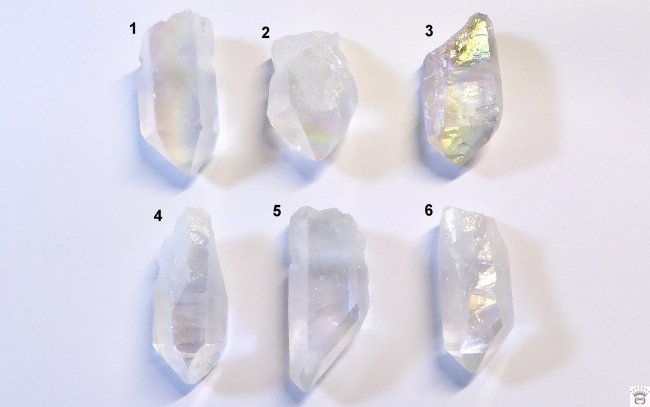 Angel Aura-Spitze, Rohkristall