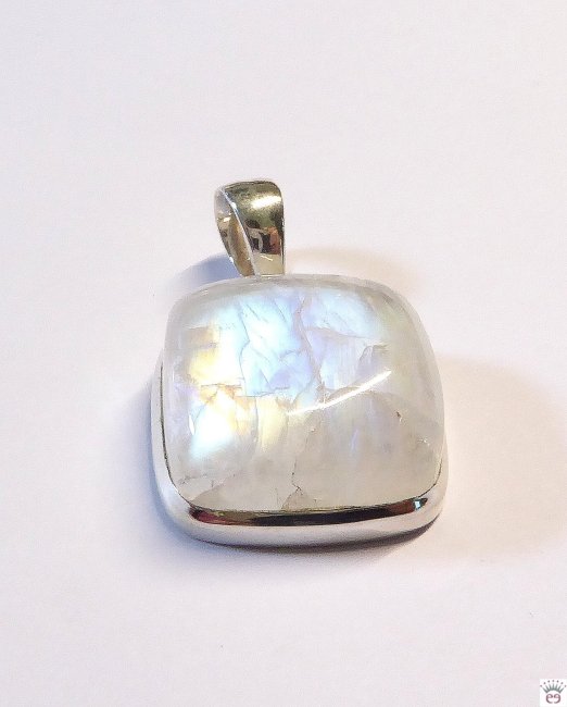 Edelsteinanhänger Mondstein, Silber 925