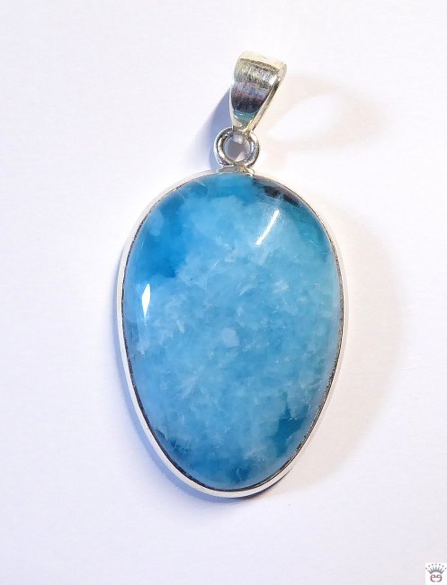 Edelsteinanhänger Smithsonit, Eiform